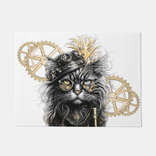 Sprocket-Paws Die funky Steampunk-Katze Fußmatte
