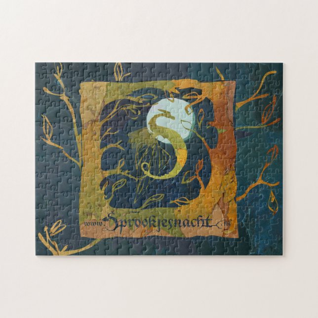 Sprookjesnacht puzzel kleur (Horizontal)