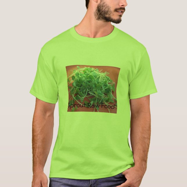 Sprösslings-rohe Nahrung T-Shirt (Vorderseite)