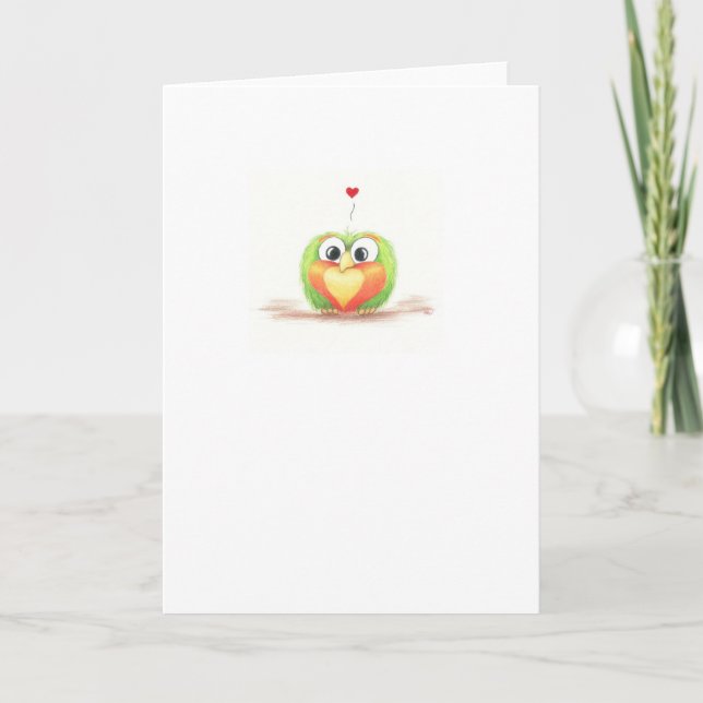Sprout-Liebe-Grußkarte - Leere Karte (Vorderseite)