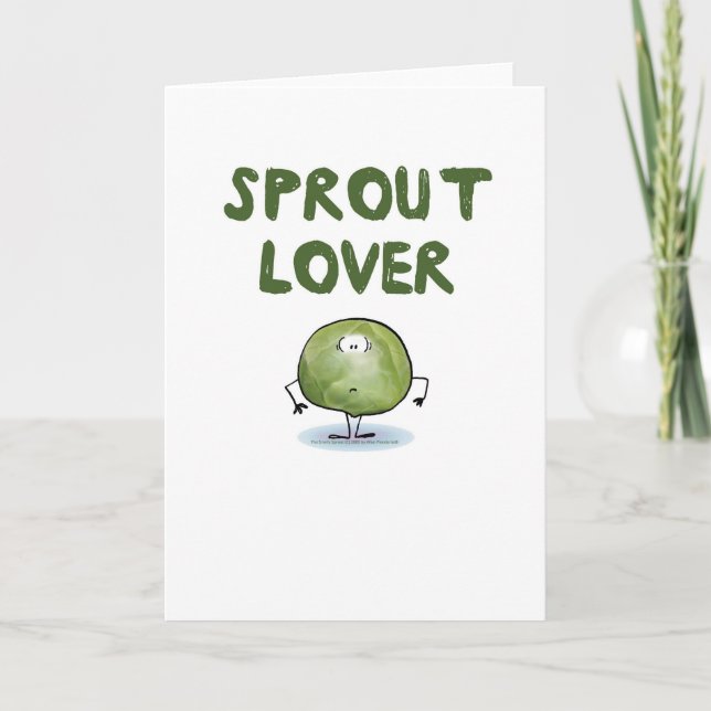 SPROUT LOVER FEIERTAGSKARTE (Vorderseite)