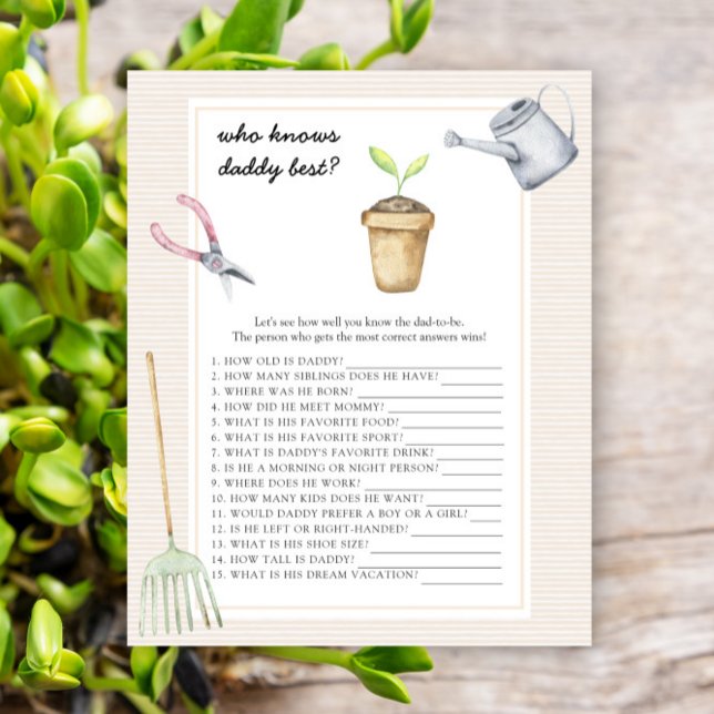 Sprout - Wer kennt Daddy best game (Von Creator hochgeladen)