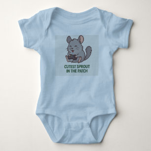 Sprouting Cuddles - Cosy Chinchilla Baby Bodysuit Strampler