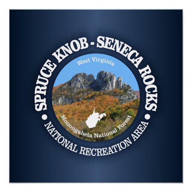 Spruce Knob - Seneca Rocks NRA Poster (Vorderseite)