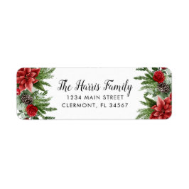 Spruce Pinecone und Poinsettia