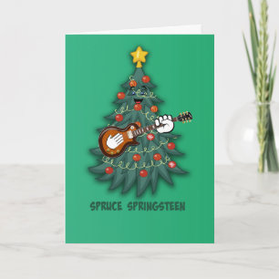 Spruce Springsteen Feiertagskarte