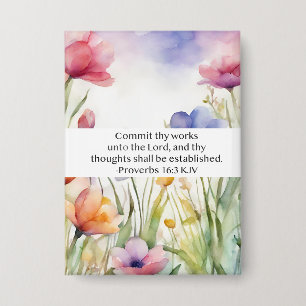 Sprüche 16:3 Lutherbibel Befiehl dem Herrn deine W Button