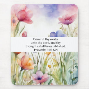 Sprüche 16:3 Lutherbibel Befiehl dem Herrn deine W Mousepad