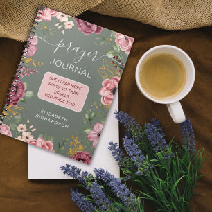 Sprüche 31 Weise Blumen Gebetsjournal Notizbuch Notizblock