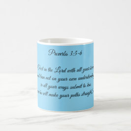 Spruche 3:5-6 Tasse