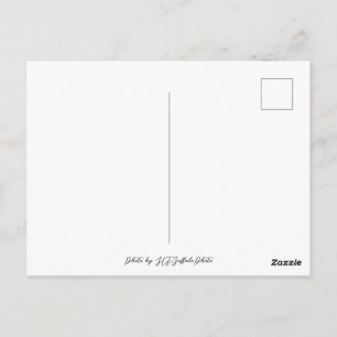 Sprudelnde Blautöne Postkarte
