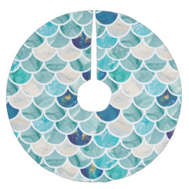 Sprudelnde Polyester Weihnachtsbaumdecke