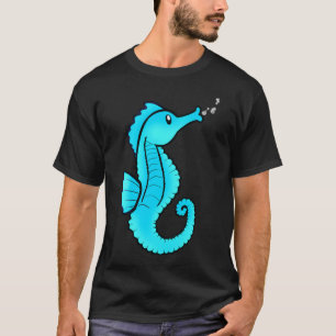 Sprudelnde Seepferdchen T-Shirt