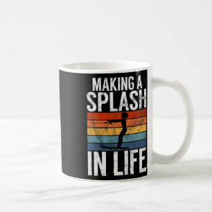 Sprudelndes Leben Wasserski Kaffeetasse