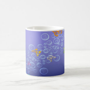 Sprudelt n-Schmetterlinge Kaffeetasse