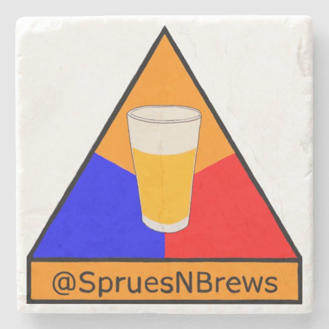 @SpruesNBrews Armored Division Premium Untersetzer (Vorderseite)