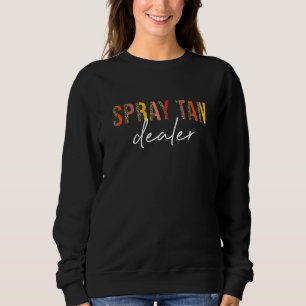 Sprühbraun-Händler Tan Slayer Spray Bräunung Halb Sweatshirt