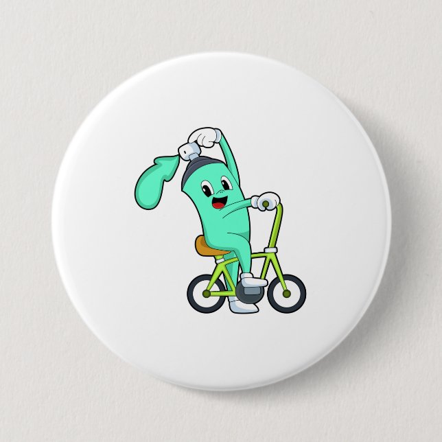 Sprühdose mit Fahrrad Button (Vorderseite)