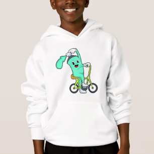Sprühdose mit Fahrrad Hoodie