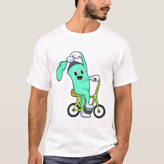 Sprühdose mit Fahrrad T-Shirt (Vorderseite)