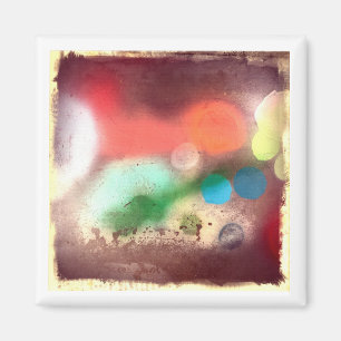 Sprühfarbe auf Betonfilter Magnet