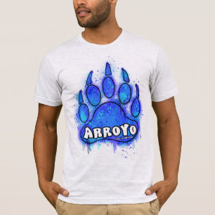 Sprühfarbe Pfote T-Shirt