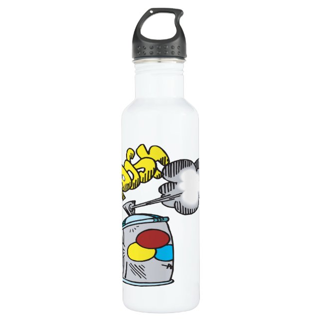 Sprühfarbe Trinkflasche (Vorderseite)