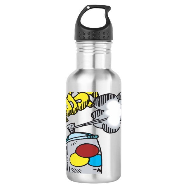 Sprühfarbe Trinkflasche (Vorderseite)