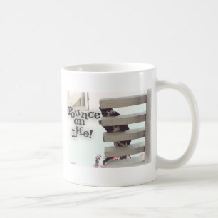Sprung auf dem Leben! 2 mit Seiten versehen Kaffeetasse