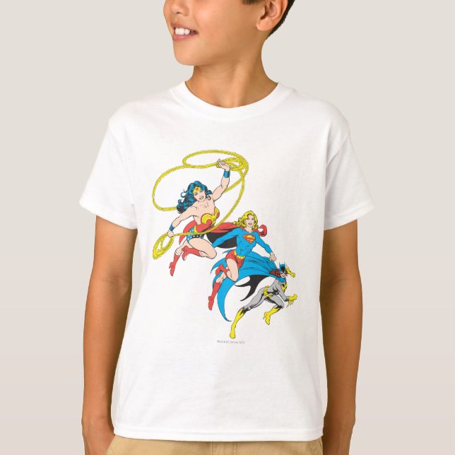 Sprung der Superhelden T-Shirt (Vorderseite)