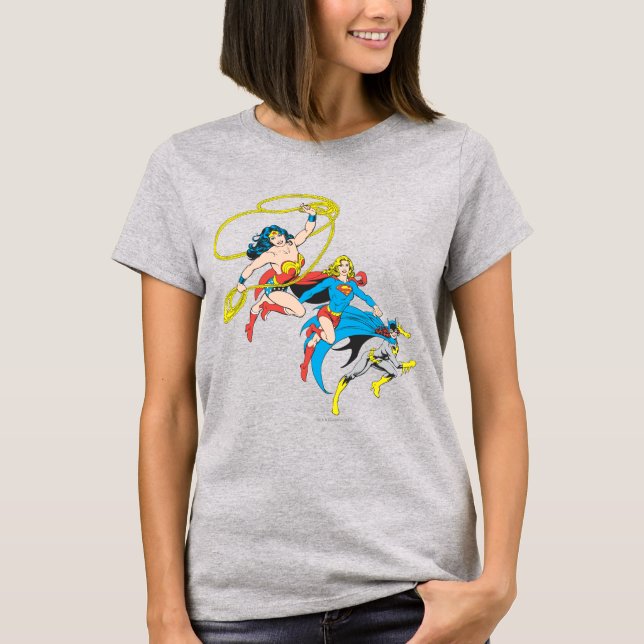 Sprung der Superhelden T-Shirt (Vorderseite)