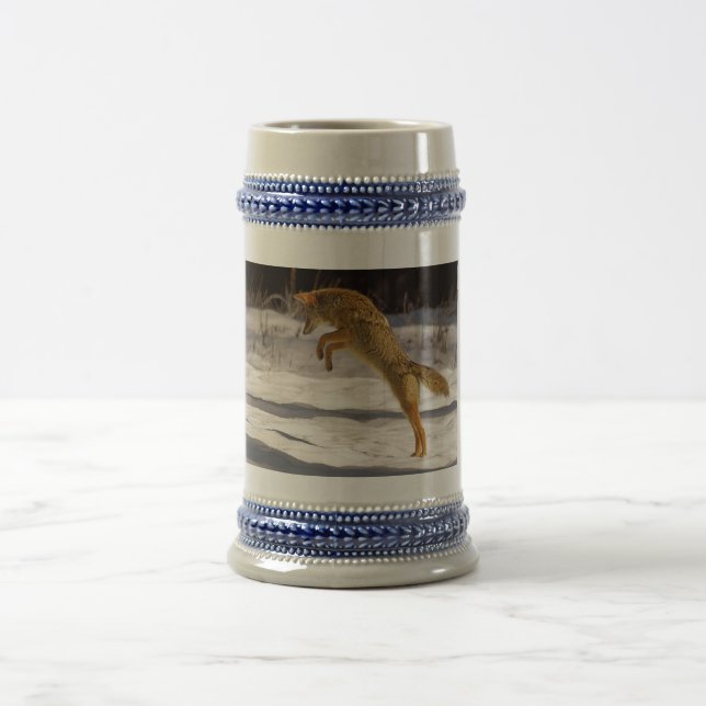 Sprung des Glaubens Stein Bierglas (Mittel)