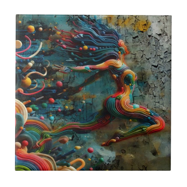 Sprung Fliese (Vorderseite)