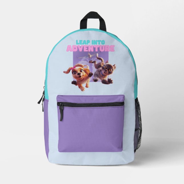 Sprung in das Abenteuer Bedruckter Rucksack (Vorderseite)