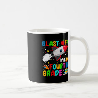 Sprung in den 4. Klasse der Rakete - Rückseite Kaffeetasse