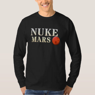 Sprung Mars Planet Sonnensystem Astronomie Weltrau T-Shirt
