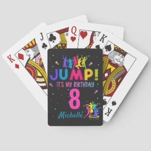 Sprung Party Es ist mein Geburtstag Trampolin Boun Spielkarten