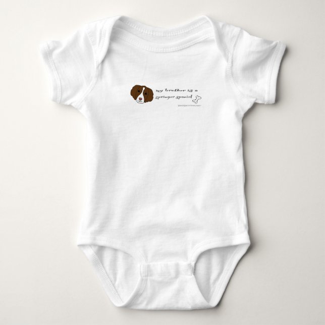 Sprungbrett Baby Strampler (Vorderseite)