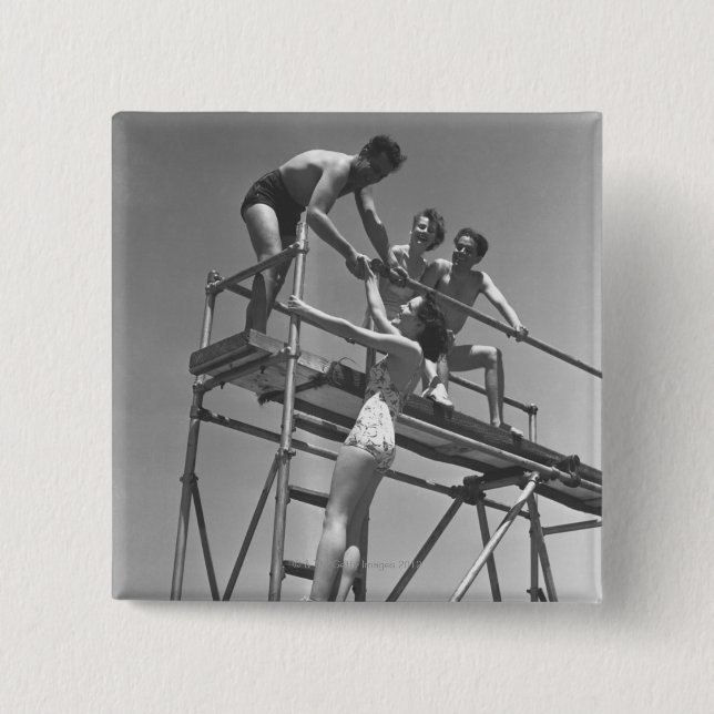 Sprungbrett Button (Vorderseite)