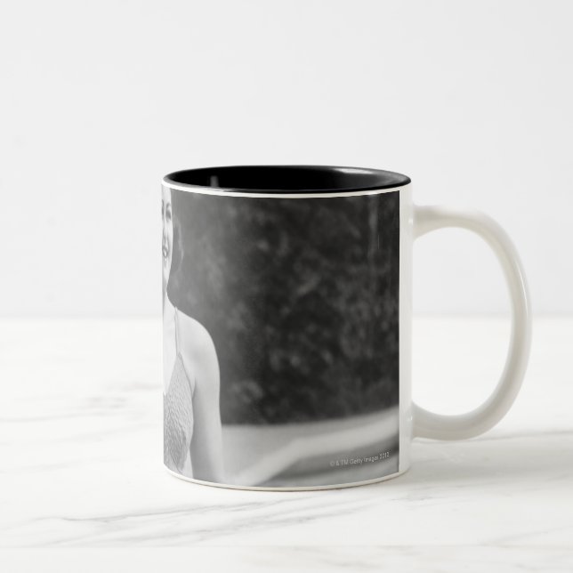 Sprungbrett Zweifarbige Tasse (Rechts)
