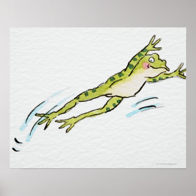 Sprungfrosch 2 poster (Vorne)