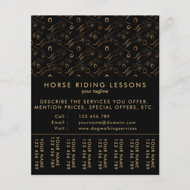 Sprungpferd | Reiten | Pferdetrainer Flyer (Vorne)