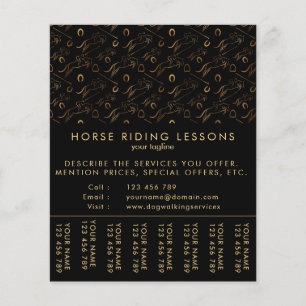 Sprungpferd Reiten Pferdetrainer Flyer