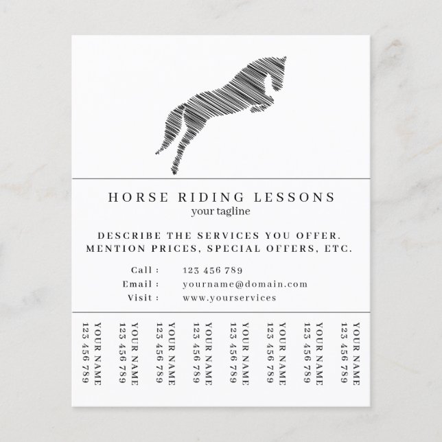 Sprungpferd | Reiten | Pferdetrainer Flyer (Vorne)