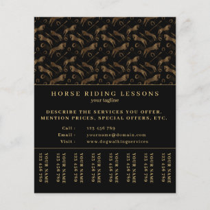 Sprungpferd Reiten Pferdetrainer Flyer