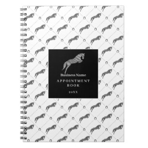 Sprungpferd Scribble Horse Pferdetrainer Notizblock