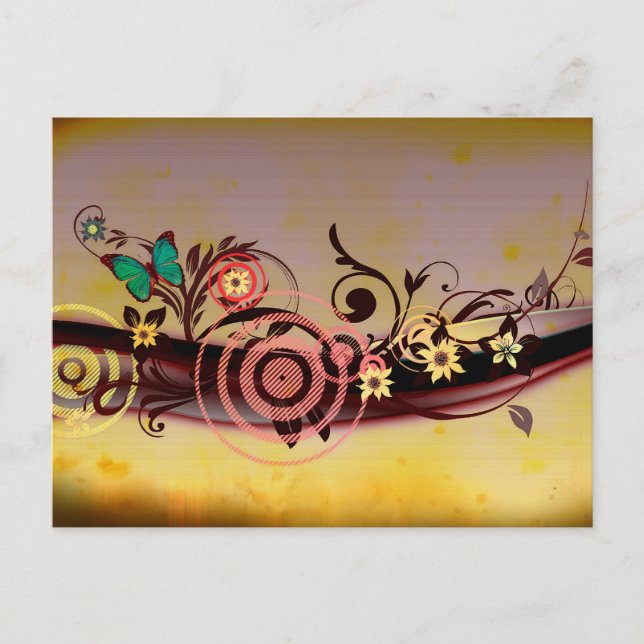 Sprungpostkarte Postkarte (Vorderseite)