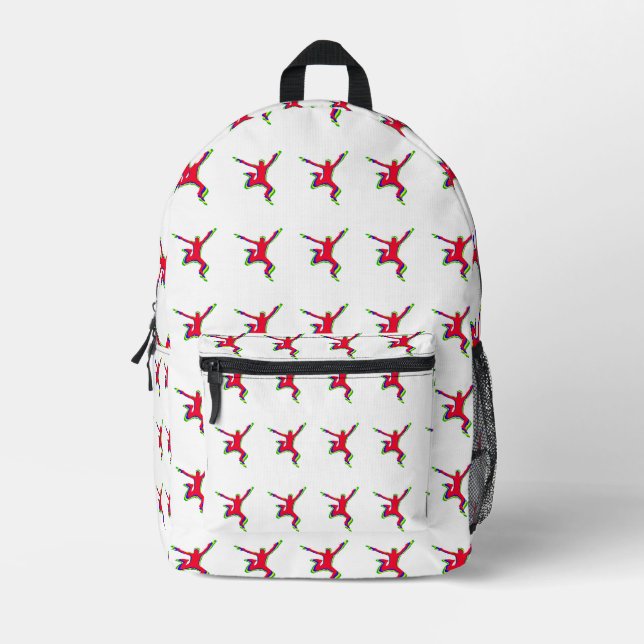 Sprungrucksack Bedruckter Rucksack (Vorderseite)