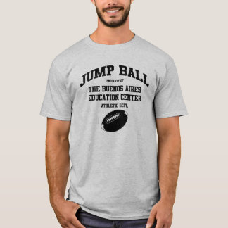 Sprungs-Ball-athletisches T-Shirt-Grau T-Shirt
