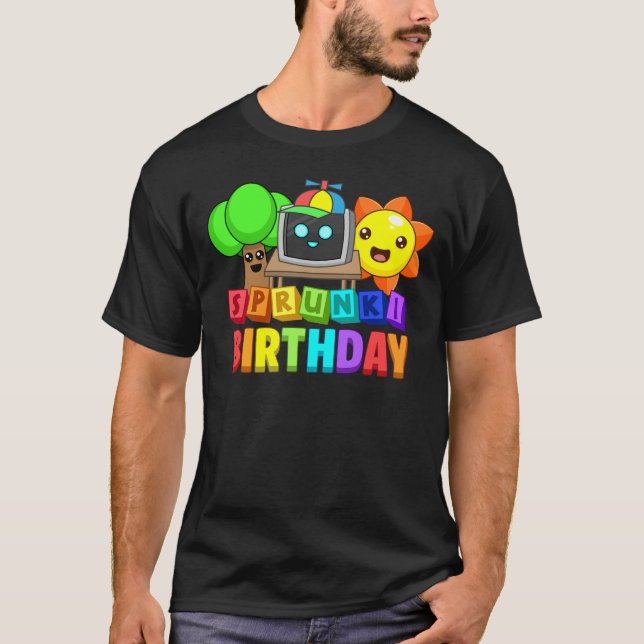 Sprunki Birthday T-Shirt (Vorderseite)